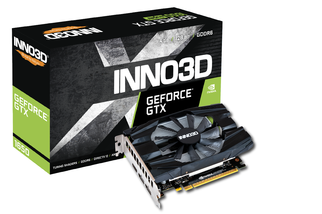 グラフィックボード Inno3D GTX 1650 INNO3D GEFORCE GTX 1650 GDDR6 COMPACT | INNO3D - GRAPHICS CARDS